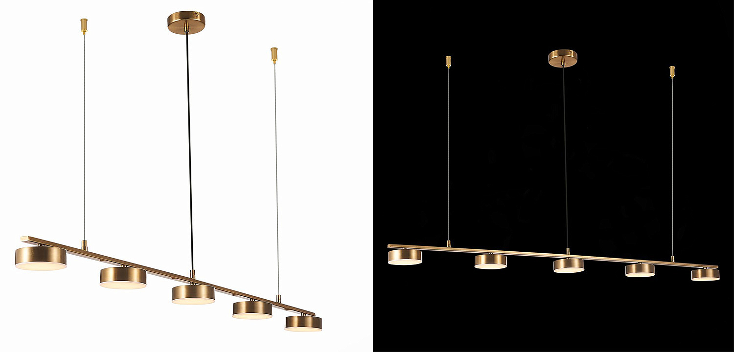 Люстра Five Headlights Linear Chandelier Люстра Five Headlights Linear Chandelier - Loft-Concept в Омске