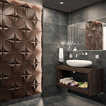 Гипсовая 3D панель с принтографией PM-22 варинант исполнения - 2 | Loft Concept в Омске