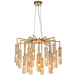 Люстра со стеклянными цилиндрическими плафонами Luminous Cylinders Amber варинант исполнения - 5 | Loft Concept в Омске