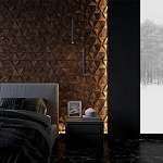 Гипсовая 3D панель с принтографией PM-50 варинант исполнения - 3 | Loft Concept в Омске