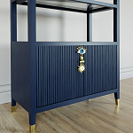 Стеллаж со стеклянными полками Elsa Dreams Blue варинант исполнения - 2 | Loft Concept в Омске