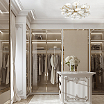 Потолочная люстра круглая ветвистыми бронзовыми элементами и стеклянными рифлеными дисками Textured Glass Chandelier варинант исполнения - 7 | Loft Concept в Омске