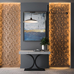 Гипсовая 3D панель с принтографией PM-50 варинант исполнения - 1 | Loft Concept в Омске