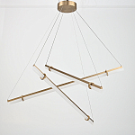 Светодиодная люстра Trumpet Tube Brass 107 варинант исполнения - 4 | Loft Concept в Омске