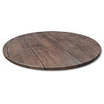 Стол журнальный c коричневой круглой столешницей на четырех металлических ножках Charm Coffee Table варинант исполнения - 2 | Loft Concept в Омске