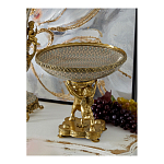 Чаша фарфоровая на двух бронзовых ангелах Eden Garden варинант исполнения - 3 | Loft Concept в Омске