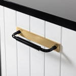 Черно-белый распашной комод Accordo варинант исполнения - 6 | Loft Concept в Омске