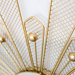 Часы настенные из металла в виде солнца с белым циферблатом Mirror Tower Clock варинант исполнения - 2 | Loft Concept в Омске