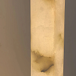 Торшер геометрический с тремя мраморными плафонами Marble Tripod варинант исполнения - 10 | Loft Concept в Омске