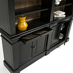 Витрина из массива сосны Sterling Showcase Black варинант исполнения - 5 | Loft Concept в Омске