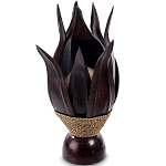 Настольная лампа черная INDONESIAN LAMPS 1 варинант исполнения - 1 | Loft Concept в Омске