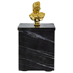 Мраморная шкатулка с бюстом из металла KELLY WEARSTLER варинант исполнения - 2 | Loft Concept в Омске