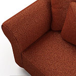 Мебельная ткань Шенилл терракотовый цвет 138 см T4-44 варинант исполнения - 3 | Loft Concept в Омске