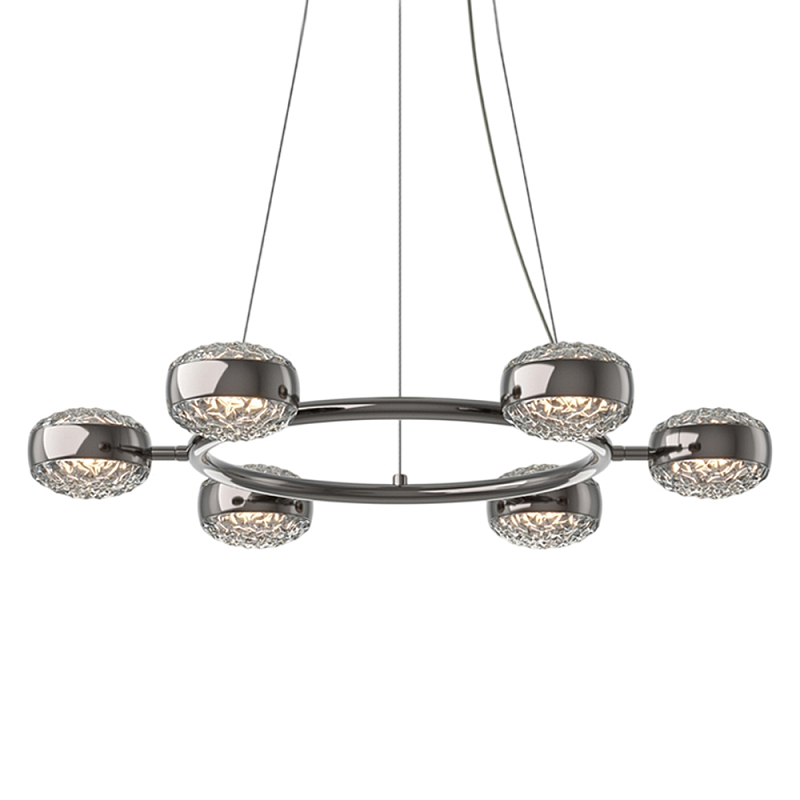 Люстра подвесная Mind 3000К 60Вт Черный Серый в Омске | Loft Concept 