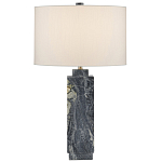 Настольная лампа с корпусом из серого мрамора Breathtaking View варинант исполнения - 3 | Loft Concept в Омске