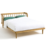 Кровать из массива дуба с пружинным блоком Mateta варинант исполнения - 1 | Loft Concept в Омске