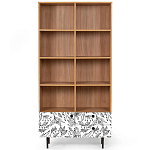 Широкий стеллаж с принтом Elise Rack варинант исполнения - 20 | Loft Concept в Омске