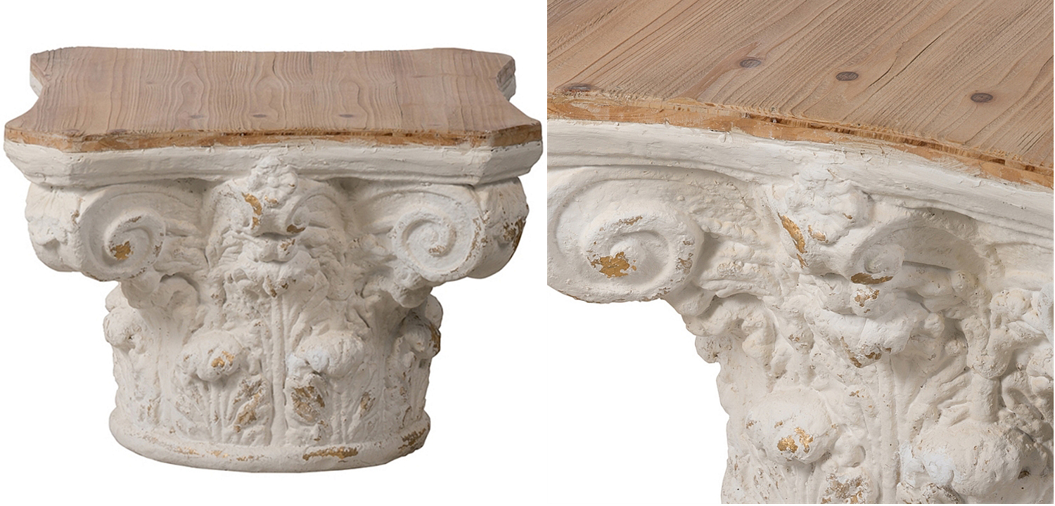 Приставной стол Ancient Roman Column Side Table Приставной стол Ancient Roman Column Side Table - Loft-Concept в Омске