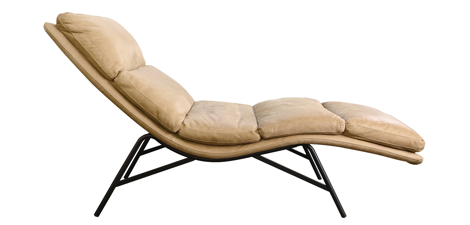 Кушетка Aimeric Leather Chaise Longue Кушетка Aimeric Leather Chaise Longue - Loft-Concept в Омске