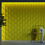 Гипсовая 3D Панель DRAGON SCALE - B варинант исполнения - 2 | Loft Concept в Омске