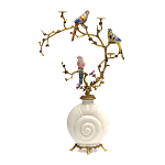 Подсвечник с декором из птиц на ветвях Birds of Paradise варинант исполнения - 1 | Loft Concept в Омске