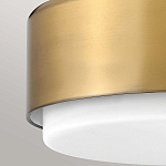 Потолочный светильник круглой формы с белым матовым плафоном Hinkley варинант исполнения - 2 | Loft Concept в Омске