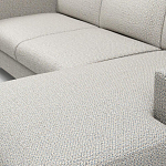 Мебельная ткань Шенилл серо-голубой цвет 142 см T4-47 варинант исполнения - 12 | Loft Concept в Омске