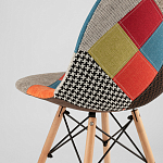 Стул с обивкой в технике пэчворк DSW варинант исполнения - 6 | Loft Concept в Омске