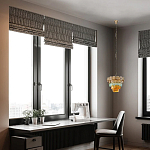 Люстра конусовидная с каскадом из разноцветных круглых подвесов Key Lustar варинант исполнения - 5 | Loft Concept в Омске