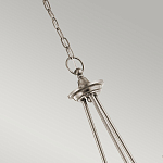 Люстра с прозрачными плафонами из пузырчатого стекла Kichler варинант исполнения - 8 | Loft Concept в Омске