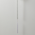 Бра с белым текстильным абажуром и хрустальными подвесками с декоративной кисточкой Lustre Reverie варинант исполнения - 5 | Loft Concept в Омске