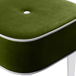 Квадратный мягкий пуф на белых ножках Winton Pouf Square варинант исполнения - 2 | Loft Concept в Омске