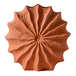 Ваза керамическая в виде круглой терракотовой морской раковины Galapagos варинант исполнения - 1 | Loft Concept в Омске