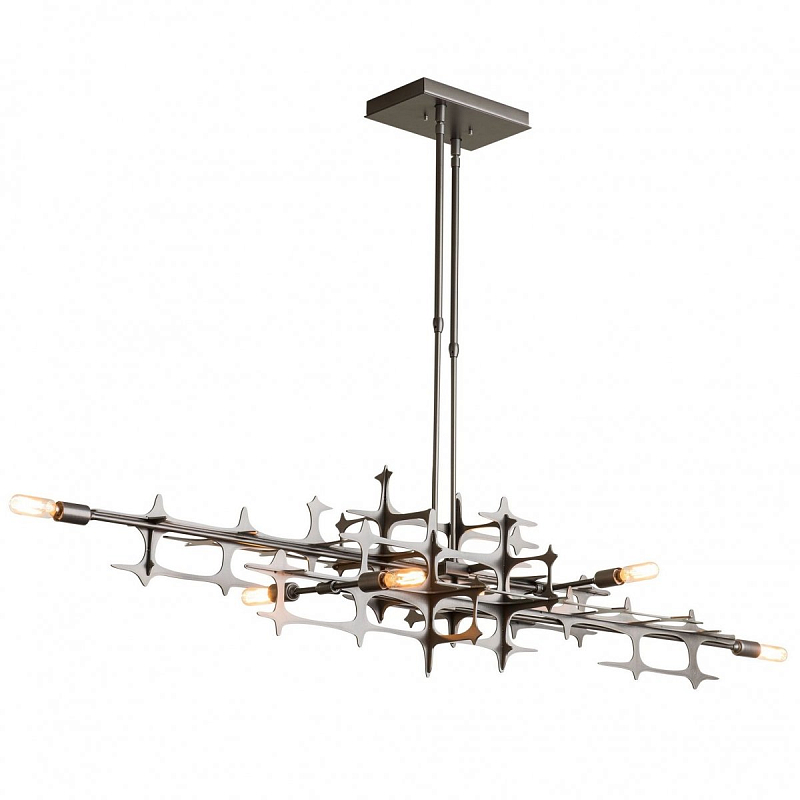 Люстра HUBBARDTON FORGE GRID PENDANT Хром Люстра HUBBARDTON FORGE GRID PENDANT Хром в Омске | Loft Concept