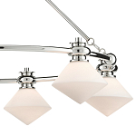 Люстра с ромбовидными плафонами Pointed Diamond Shade варинант исполнения - 1 | Loft Concept в Омске