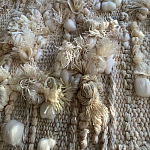 Круглый Вязанный Гобелен Абстракция Breath of Mist Wall Hanging варинант исполнения - 1 | Loft Concept в Омске