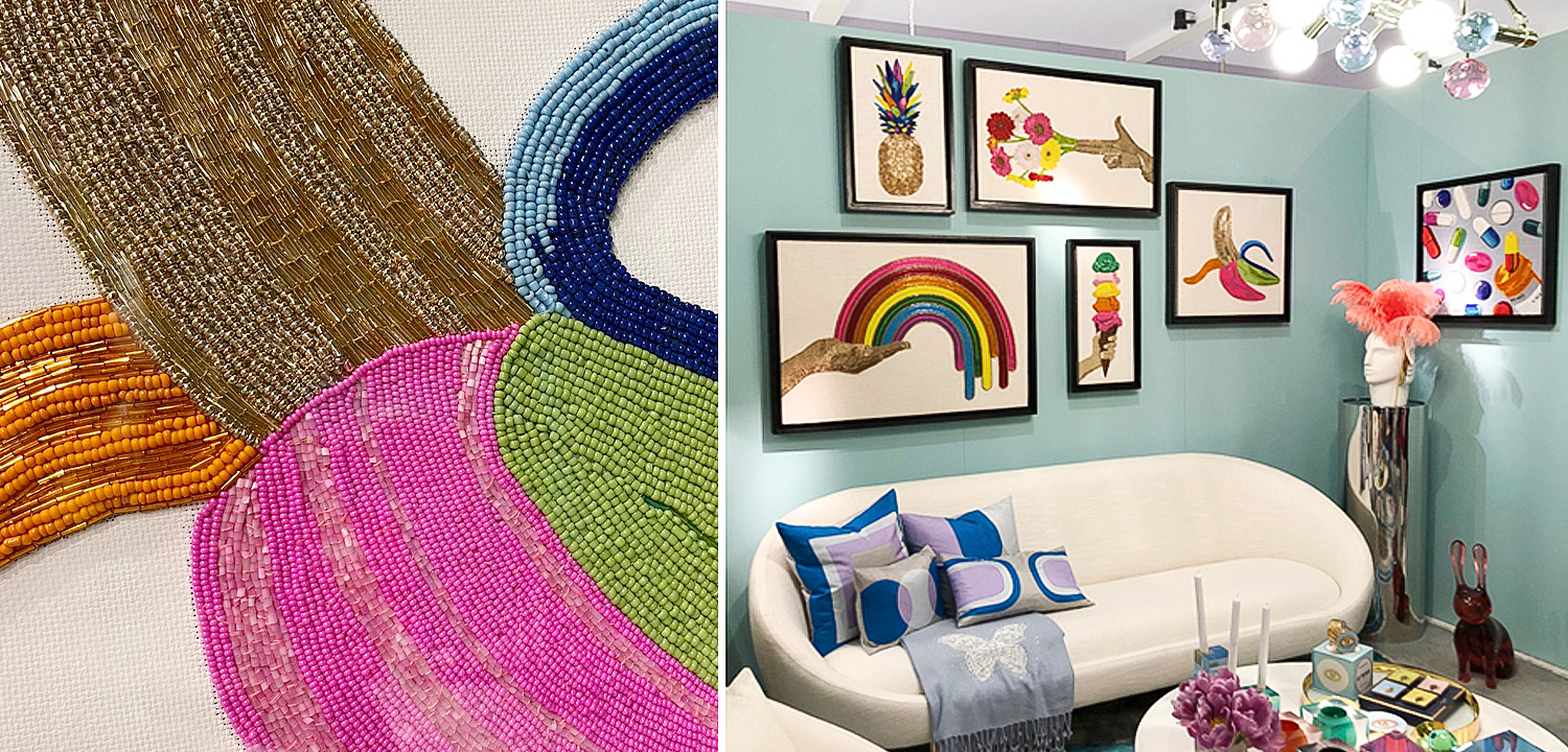Панно Jonathan Adler BANANA BEADED WALL ART Панно Jonathan Adler BANANA BEADED WALL ART - Loft-Concept в Омске