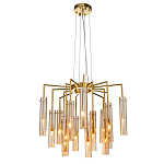 Люстра со стеклянными цилиндрическими плафонами Luminous Cylinders Amber варинант исполнения - 2 | Loft Concept в Омске