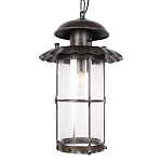 Уличный подвесной светильник с цилиндрическим плафоном на цепи Elysian Lanterns варинант исполнения - 5 | Loft Concept в Омске