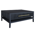 Кофейный стол Primo с двумя ящиками Черный дуб варинант исполнения - 9 | Loft Concept в Омске