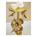 Столик приставной из металла с основанием в виде цветочной композиции Flower Arrangement Table варинант исполнения - 6 | Loft Concept в Омске