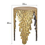 Столик дизайнерский Copper streaks варинант исполнения - 5 | Loft Concept в Омске