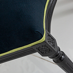 Стул чёрный из натурального бука с изображением птица в саду Blooming Red Birds варинант исполнения - 4 | Loft Concept в Омске