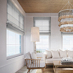 Люстра трехъярусная с декором из круглых деревянных бусин с кисточками Gray Brown Wooden Beads Chandelier варинант исполнения - 4 | Loft Concept в Омске