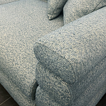 Дизайнерский Диван Lancaster Серо-голубое букле варинант исполнения - 1 | Loft Concept в Омске