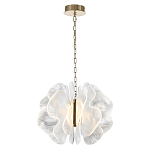 Люстра с крупными рельефным декором в виде лепестков 60 см Ethereal Bloom варинант исполнения - 3 | Loft Concept в Омске