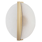 Бра с белым матовым стеклянным плафоном круглой формы Soft Glow Harmony варинант исполнения - 3 | Loft Concept в Омске