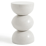 Приставной столик белого цвета Bead варинант исполнения - 1 | Loft Concept в Омске