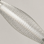 Люстра круглая каскадня с 5-ю плафонами из металлической сетки Mesh Lampshade Lighting варинант исполнения - 7 | Loft Concept в Омске