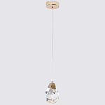 Подвесной светильник с хрустальным плафоном Esme Crystal Gold Hanging lamp варинант исполнения - 2 | Loft Concept в Омске